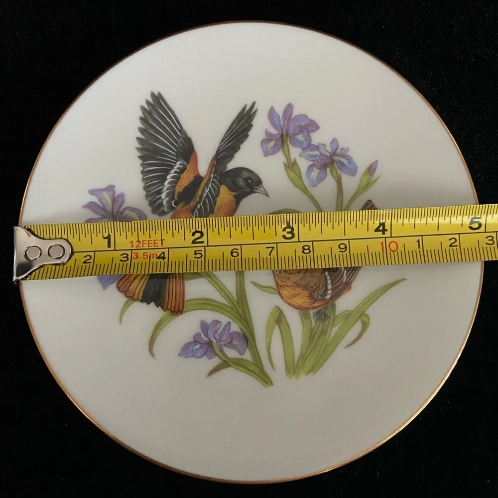 🩵 Song of the Orioles Birds Lenox Collectors Society Member Gift Plate 1993 5